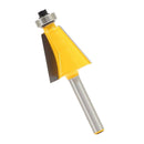 Carbide Tipped 15 Degree Chamfer Router Bit 1/2'' Shank Fits Flooring,Tables