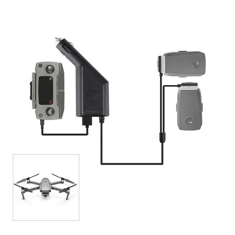 Sunnylife For Dji Mavic 2 Pro / Zoom Car Charger 3 In 1 Dji Battery And Pho E2Z3