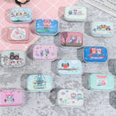 Mini Owl Tin Trinket Jewelry Coin Box Tinplate Storage Case Small RectangulB Bj