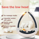 Electric Pulse Back Neck Massager Far Infrared Heating Pain Relief Tool