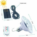22LED Solar Remote Control Lights,Portable Outdoor Solar Lamp Hooking Garde