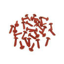 200Pcs Mixed Color Metal Brad Paper Fastener For Scrapbooking Craft 8mm L5I I4A2