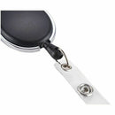10pcs Retractable Badge Reel with Carabiner Belt Clip and Key Ring for ID C F9M3