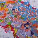 Hummingbirds Stamped Cross Stitch Kits Wedding Christmas Gifts 14CT 51x50cm