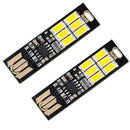 5 LED Highlight Touch Mobile USB Light Fingerprint Dimming Outdoor Sens CIK