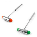 Orange Multifunction Neurological Reflex Hammer Percussor With Brush Medica