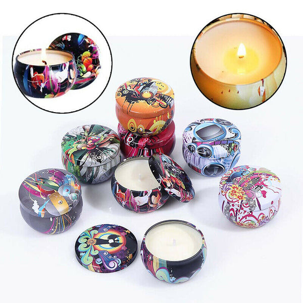8Pcs Soy Wax Scented Candles Fragrance Candles Home Wedding Birthday Party S Ew