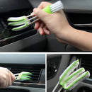 Portable Double End Window Interior Green Accessories Household Car Vent Brush