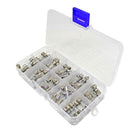 100pcs/set 5x20mm Flat-headed Fuse Assorted Kits Quick Blow Glass Tube Fuse