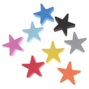 1Pc Colorful five-pointed star car antenna pen topper aerial EVA ball decor FT