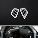 2Pcs Car Dashboard Air Conditioning Vent Outlet Frame Trim for Bmw 5 Serie  G9K7