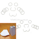 10 Pcs Hinged Rings Binder Craft Split Hinge For Scrapbooking Photo Album 50mm