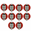 10* T5 Red Dashboard Instrument Panel Cluster Dash LED Lights Bulbs B8.5D 5050