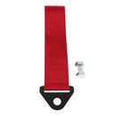 Car 2 Tons Loop Rope Tow Strap Hauling with Hook  Heavy Duty Red