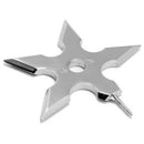 Coat Hooks Ninja Star Shape Stainless Steel Creative Wall Door Hook Clothes R6K8
