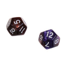 10pcs 12 Sided Dice D12 Polyhedral Dice for    DND MTG RPG High quality Purple