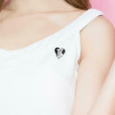 Love Heart Coffee Cup Ghost Brooch Clothes Lapel Badges Ornaments (Style 1) A