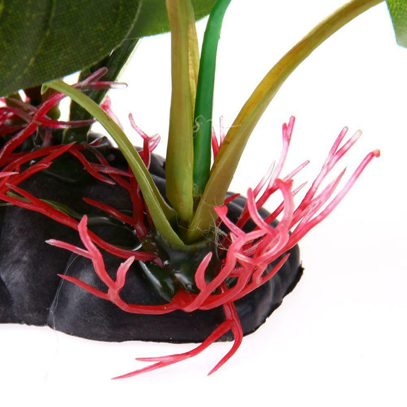 Large Leaf Aquatic Plant Simulation Aquarium Fish Tank Decoration Ornament