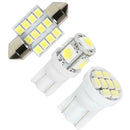 13pcs/set 31mm C5W Doom Light T10 W5W Map License Plate Lamp Car LED Bulbs