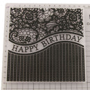 birthday Embossing folders Plastic Embossing Folder For Scrapbooking DIY card lj