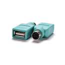 USB Female in to PS2 Male Adapter Converter for Computer PC Keyboard Mou Hn