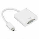 Type C to VGA Adapter USB 3.1 USB C to Female VGA Adapter Cable for Macbook
