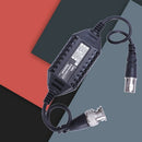 Coaxial Video Ground Loop Isolator Balun BNC Male to Female for CCTV Camera
