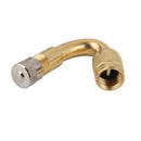 Universal 45 Degree Metal Tyre Valve Extension for Motorcycle Car Scooter