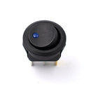 5 Pieces LED Dot Light 12V Car Boat Round Rocker ON/OFF TOGGLE SPST Switch