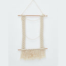 Bohemian Handmade Macrame Tassel Wall Hanging Art Woven Tapestry Photo Clips