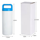 Insulated Bottle Double Wall Vacuum Cup Reusable 500ml for Cyclists Camping