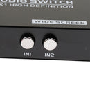 2Ports VGA Manual Sharing Switch Switcher Box Splitter Support widescreen