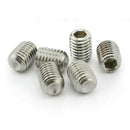 M3x4mm Stainless Steel Hex Socket Set Cap Point Grub Screws 50pcs A8T5