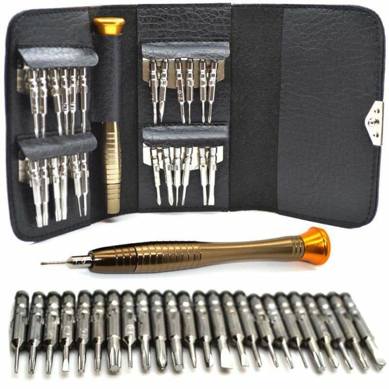 25 IN 1 Repair Tool Kit Precision Small Screwdriver Set 25 Bit Magnetic Driver