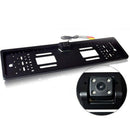 EU Car License Frame Rear View Reverse Support Parking Night Vision Camera ZBJ