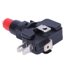 Arcade Game AC 250V 15A 24mm Dia Red Light Push Button + Micro Switch K5U5