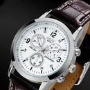 Nary Watch Leather Men Watch Mens Sport Watch Japanese Quartz Movement 30M