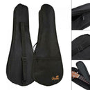 23 Inch Black Uke Bag Portable Ukulele Gig Bag Soft Case Waterproof Backpac L5H1
