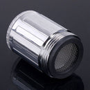Seven Color Change LED Light Water Tap Faucet Head Shower for Kitchen Bathroom ~