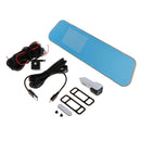 Vehicle V40 Recorder Two-lens Rear View Mirror Camera Video Dashcamera Full HD