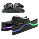 For Playstation 4 LED Charger Dual USB Charging Dock Station Controller