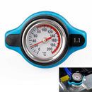 Universal Car Thermost Radiator Cap Cover & Water Temp Gauge Meter 1.1 Bar In FT