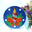 DIY LED Special Shaped Diamond Painting Christmas Candle Night Light Decor