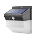 118LED Solar Motion Sensor Wall Light Outdoor Waterproof Garden Security Lamp