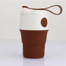 400Ml Large Capacity Foldable Silicone Coffee Cup Portable Telescopic Cup O
