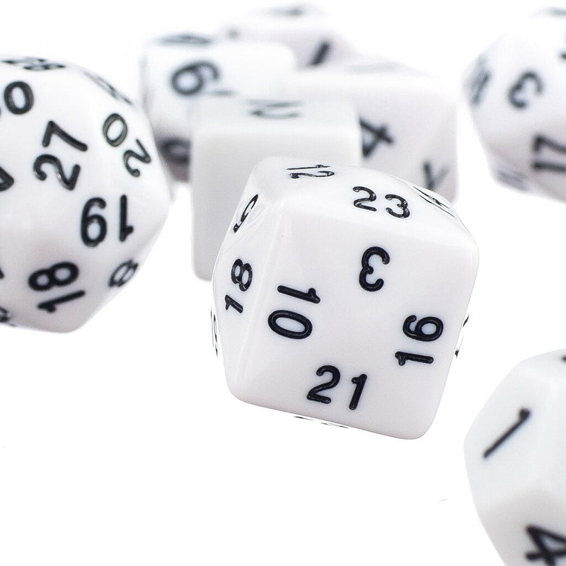 2 Colors Gem Muti Sided Dice Set D4 D6 D8 D10 D12 D20 D24 D30 D&D RPG Game