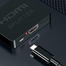 HW-HD102M HDMI Mini Splitter 1 Input 2 Output 4K x 2K Dual HDMI Adapter