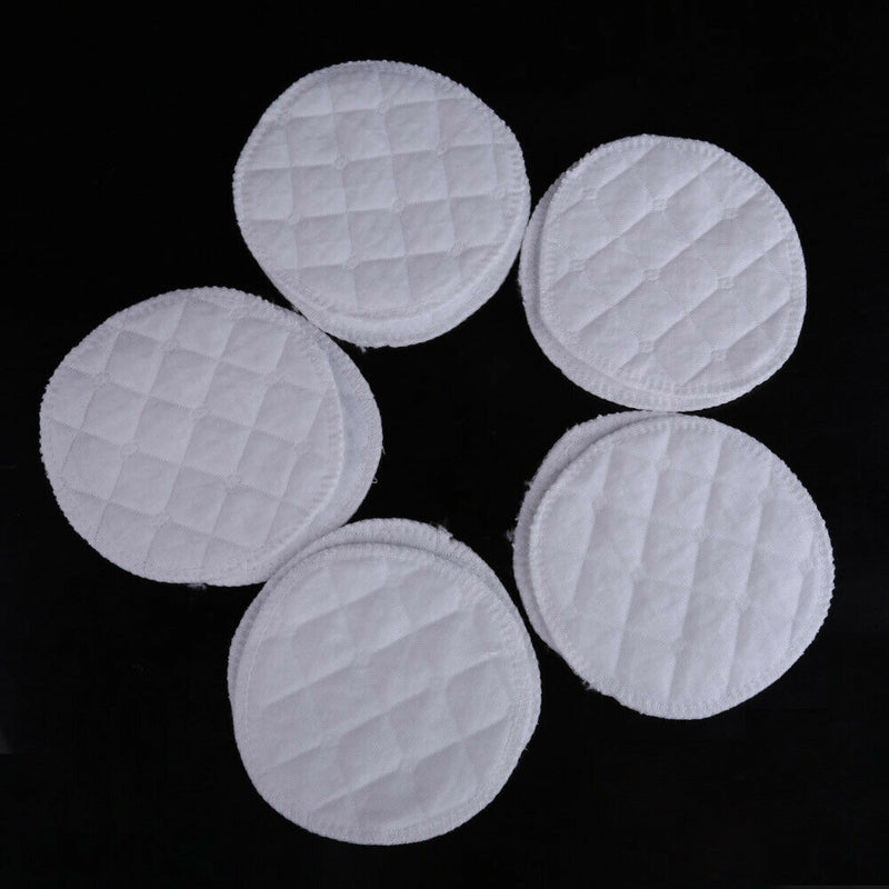 10 Pcs Soft Absorbent Cotton Washable Reusable Breastfeeding Nursing Pads
