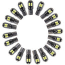 20pcs T10 8SMD 5730 LED Lights W5W Car Wedge Tail Side Bulbs Reading Lamps  Z