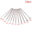 12Pcs Drill Diamond Grinding Head Bur 2.3mm Jade Stone Carve Polish En JC!j